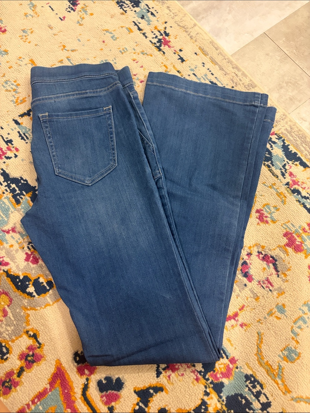 Cello Women's Medium Blue Wide-Leg Stretch Jeans